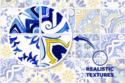 Portuguese Tiles Digital Papers, a Pattern Graphic by ilonitta (Thumbnail 5 of 11)