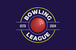 bowling league logo icon template, a Branding & Logo Template by Pyruos ID