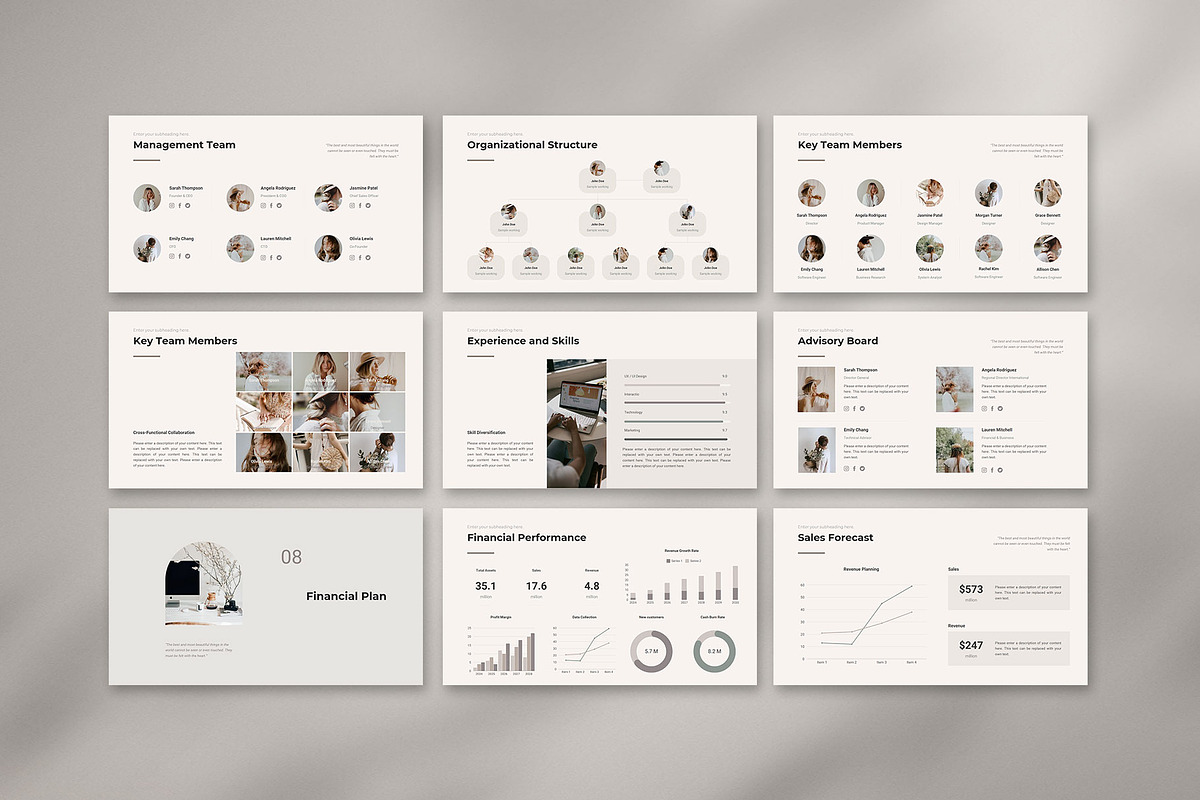 Canva Business Plan Presentation, a Presentation Template by CreativityForest (Photo 10 of 12)