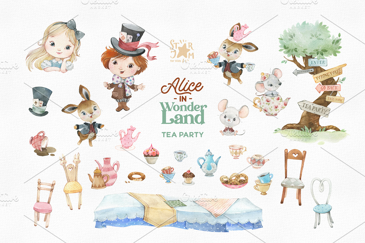 Alice in Wonderland Great Collection, an Illustration by StarJam (Photo 8 of 12)