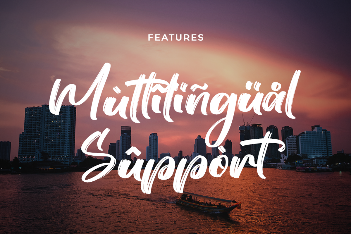 Gamotrella - Brush Font, a Handwritten Font by RockboyStd (Photo 9 of 12)