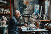 85 Artists in studio, an Arts & Entertainment Photo by Handmadefont (Thumbnail 74 of 88)