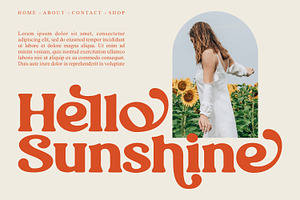 Sunday Magical - Retro Serif Font