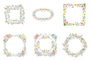 Easter spring floral frame Clipart, an Illustration by GatewayDesign (Thumbnail 3 of 3)