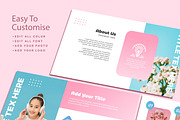 Pink Blue Powerpoint Template, a Presentation Template by SKY CREATION (Thumbnail 2 of 6)