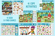 Dwarf games and activities for kids, an Education Illustration by Lexi Claus (Thumbnail 5 of 14)