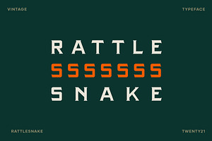 Rattlesnake - Vintage Serif Font