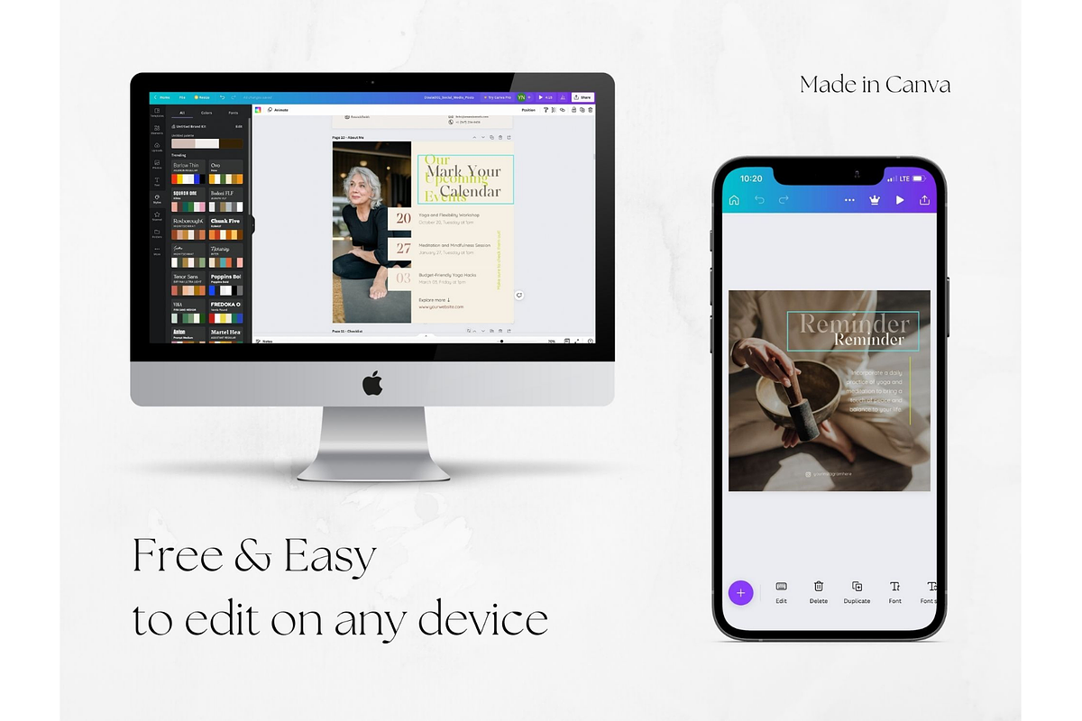 300 Yoga Social Media BUNDLE, a Social Media Template by PatternLab. (Photo 9 of 10)