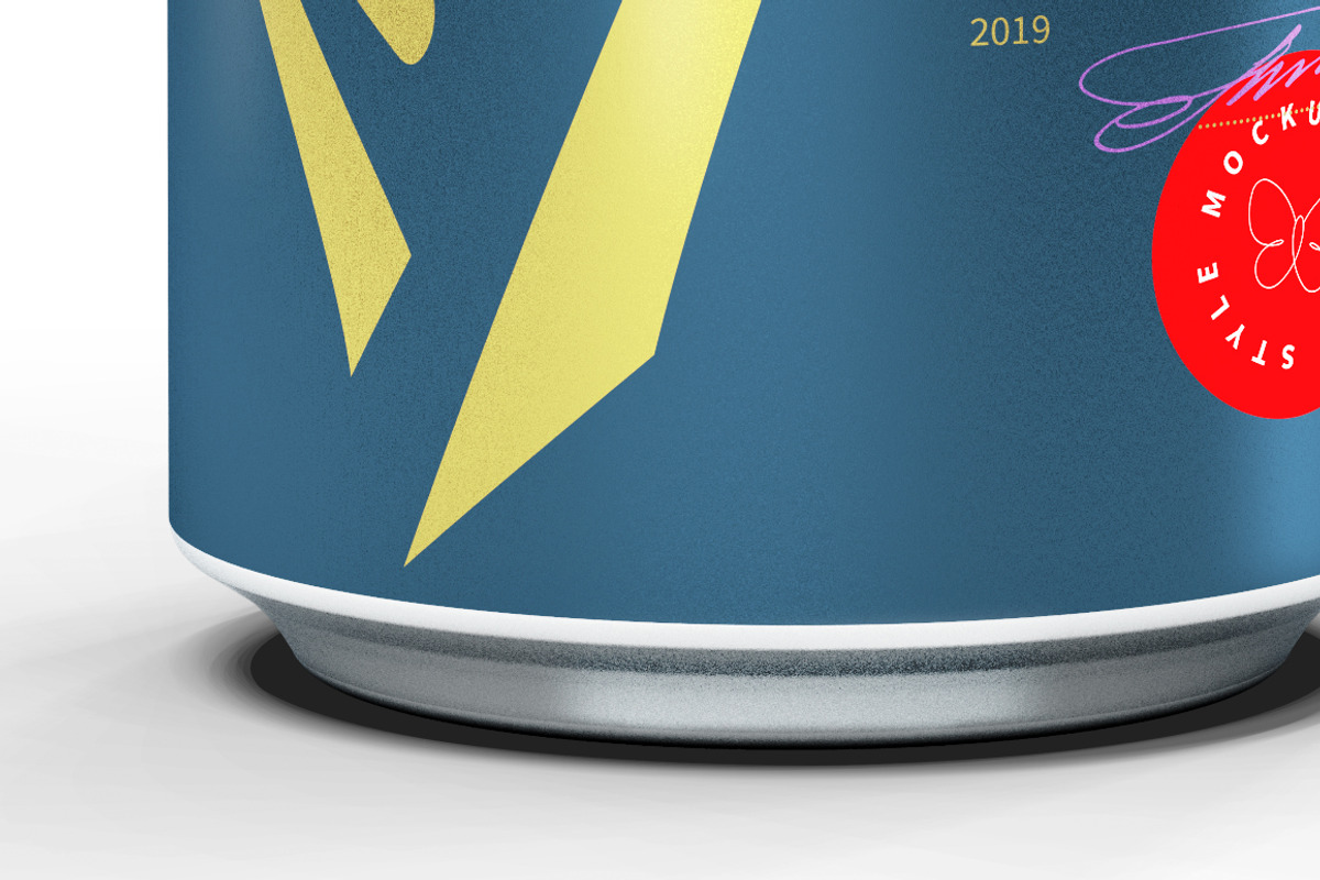 Matte Aluminum Can Mockup 500ml, a Packaging Mockup by Reformer Mockup (Photo 6 of 6)