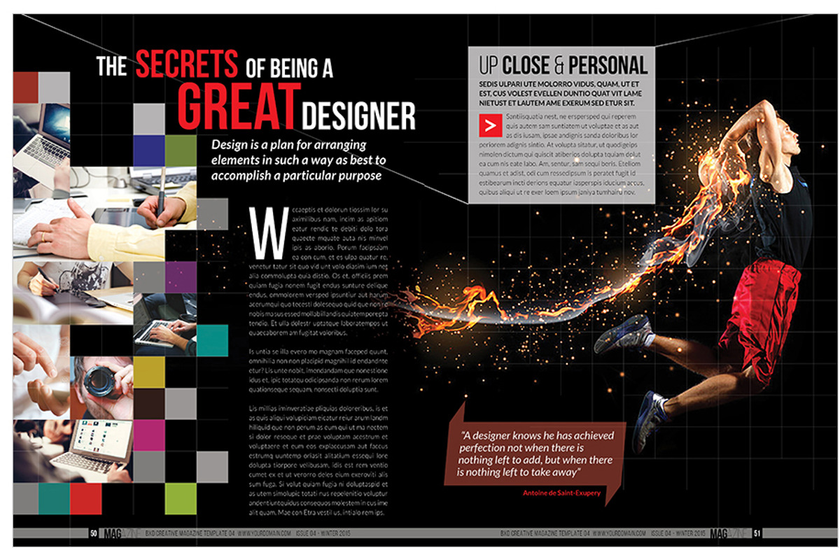 Magazine Template InDesign 05, a Magazine Template by Love Graphic Design (Photo 34 of 34)