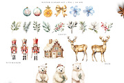 Christmas Magic Watercolor Clipart, an Object Illustration by Pati Paints (Thumbnail 2 of 9)