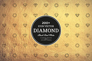 Set of vector icons of diamonds., an Icon by Nomber_86 (Thumbnail 1 of 5)