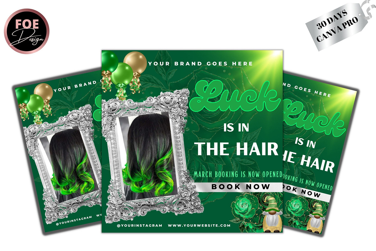 DIY St Patricks Day Flash Sale, a Social Media Template by Foedesigner (Photo 1 of 6)
