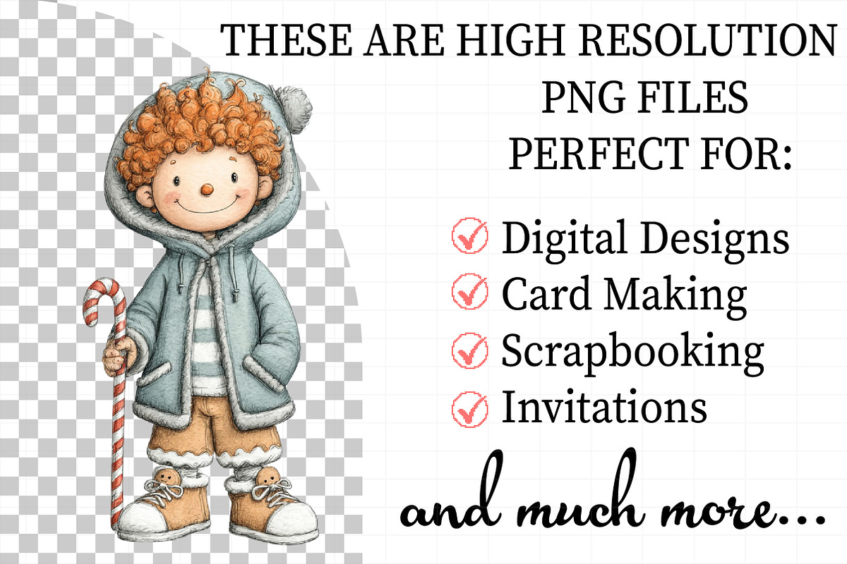 Holiday Kids Clipart Bundle, an Illustration by Daily.Designs (Photo 2 of 5)