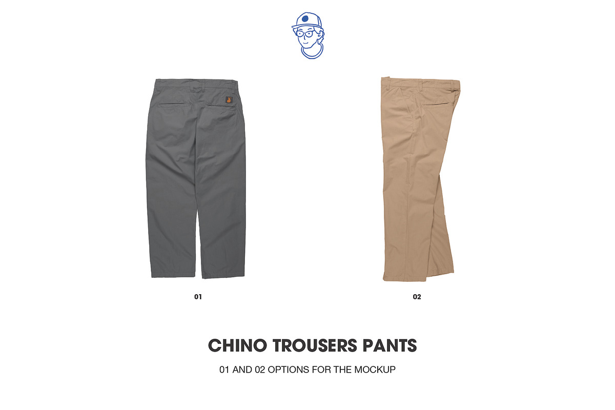 Chino Trousers Pants Mockup, a Bottom Mockup by made_by_nope (Photo 5 of 5)