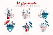 Fairy village gouache collection, an Illustration by Fantom Fifi Art (Thumbnail 4 of 7)