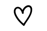 Hand Drawn Heart Doodle Vector Bundl, an Illustration by Creativeshirt (Thumbnail 31 of 48)