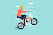 Mountain bike. Bmx. Electric bike., a Healthcare Illustration by Podis (Thumbnail 3 of 4)