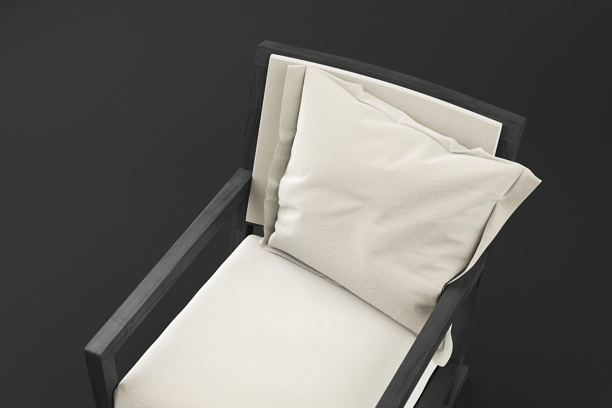 Clio ARMCHAIR B&B Italia, a Furniture 3D Model by NOMODOL (Photo 4 of 5)