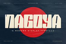 NAGOYA — Modern Display Typeface
