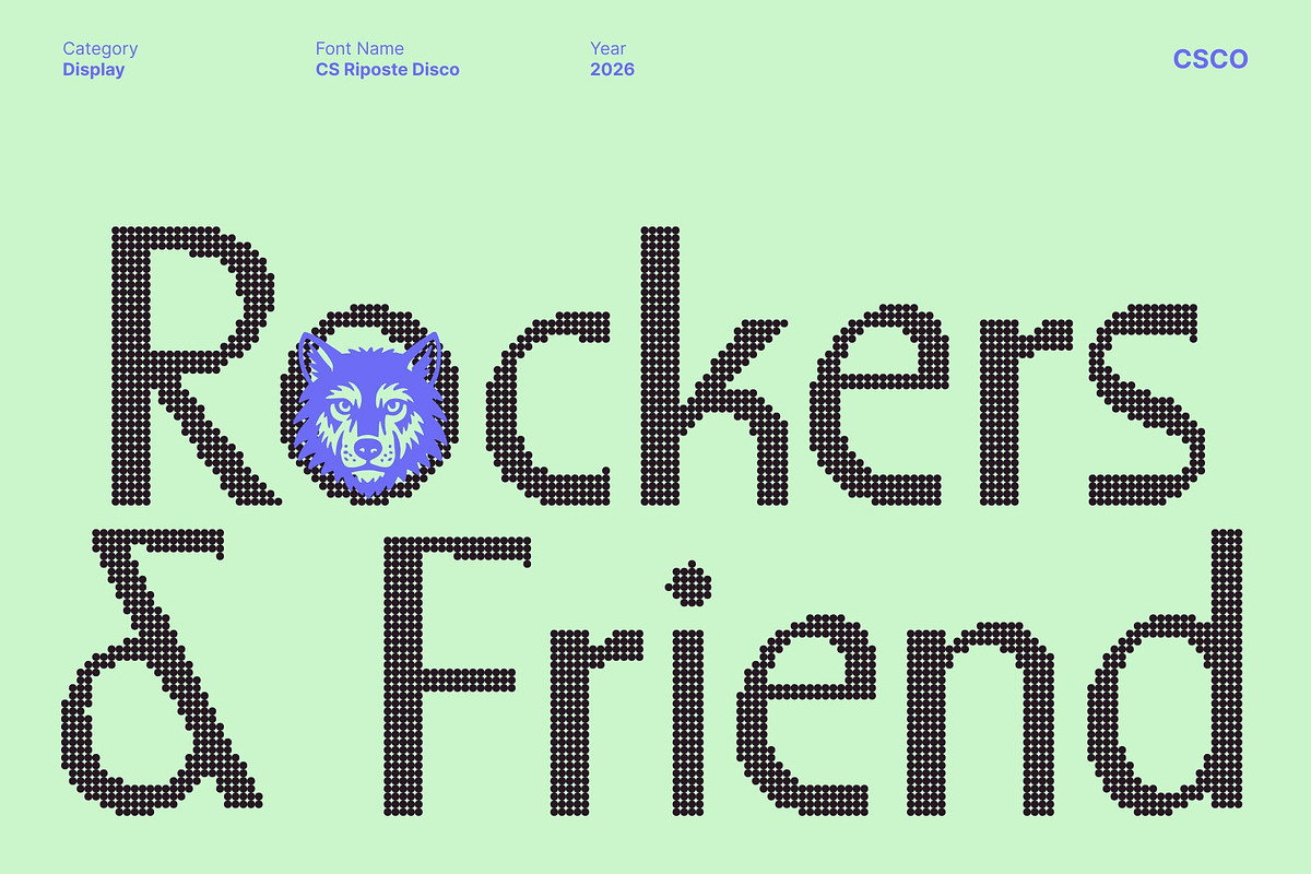CS Riposte Disco, a Sans Serif Font by Craft Supply Co. (Photo 6 of 8)