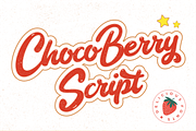 Choco Berry - Delicious Food Fonts, a Script Font by 50Fox (Thumbnail 1 of 20)