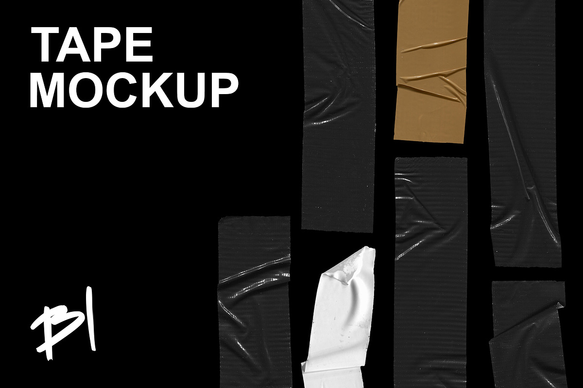 Tape Adhesive Mockup, a Product Mockup by Bolderaja1 Studio (Photo 1 of 9)