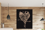 Birds set vector. Silhouette images, an Animal Illustration by AnastasiyaOleynik (Thumbnail 2 of 8)