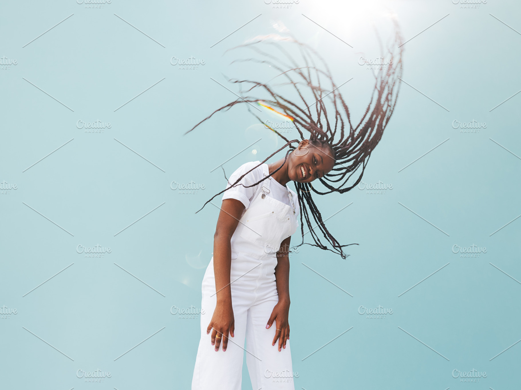 Young female in white casuals, a Person Photo by Artem Varnitsin