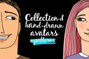 Avatars and patterns, a Pattern Graphic by ianakauri (Thumbnail 1 of 12)