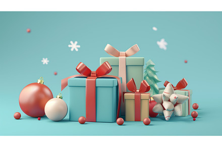 Festive arrangement of Christmas, an Illustration by Sergey Kotenev