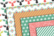 Christmas Patterns Digital Paper, a Pattern Graphic by AzmariDigitals (Thumbnail 2 of 3)