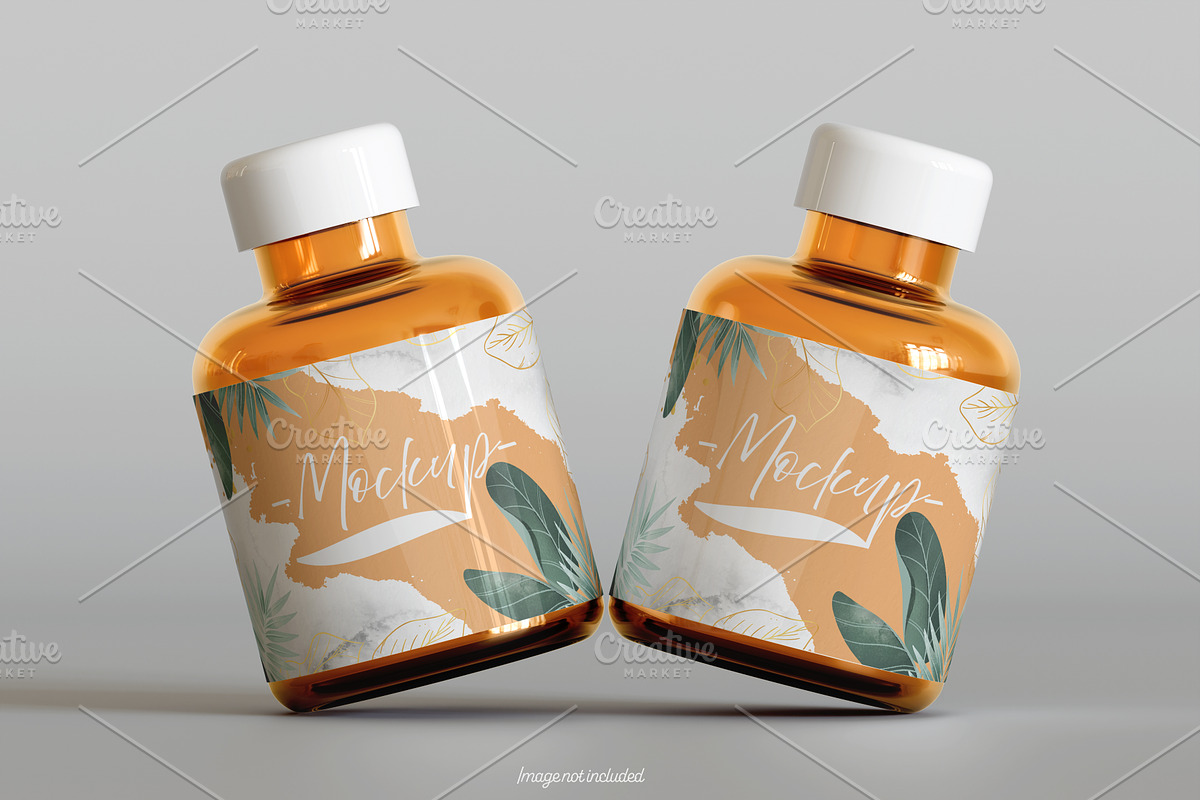 Pills Bottle Mockup Bundles, a Cups & Container Mockup by Ambo Ampeng (Photo 10 of 22)