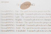 Eternal Spring | Elegant Sans Family, a Sans Serif Font by Krismagraph (Thumbnail 8 of 14)