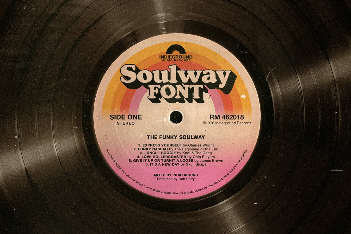 Soulway Font, a Serif Font by Indieground Design Inc. (Photo 3 of 10)