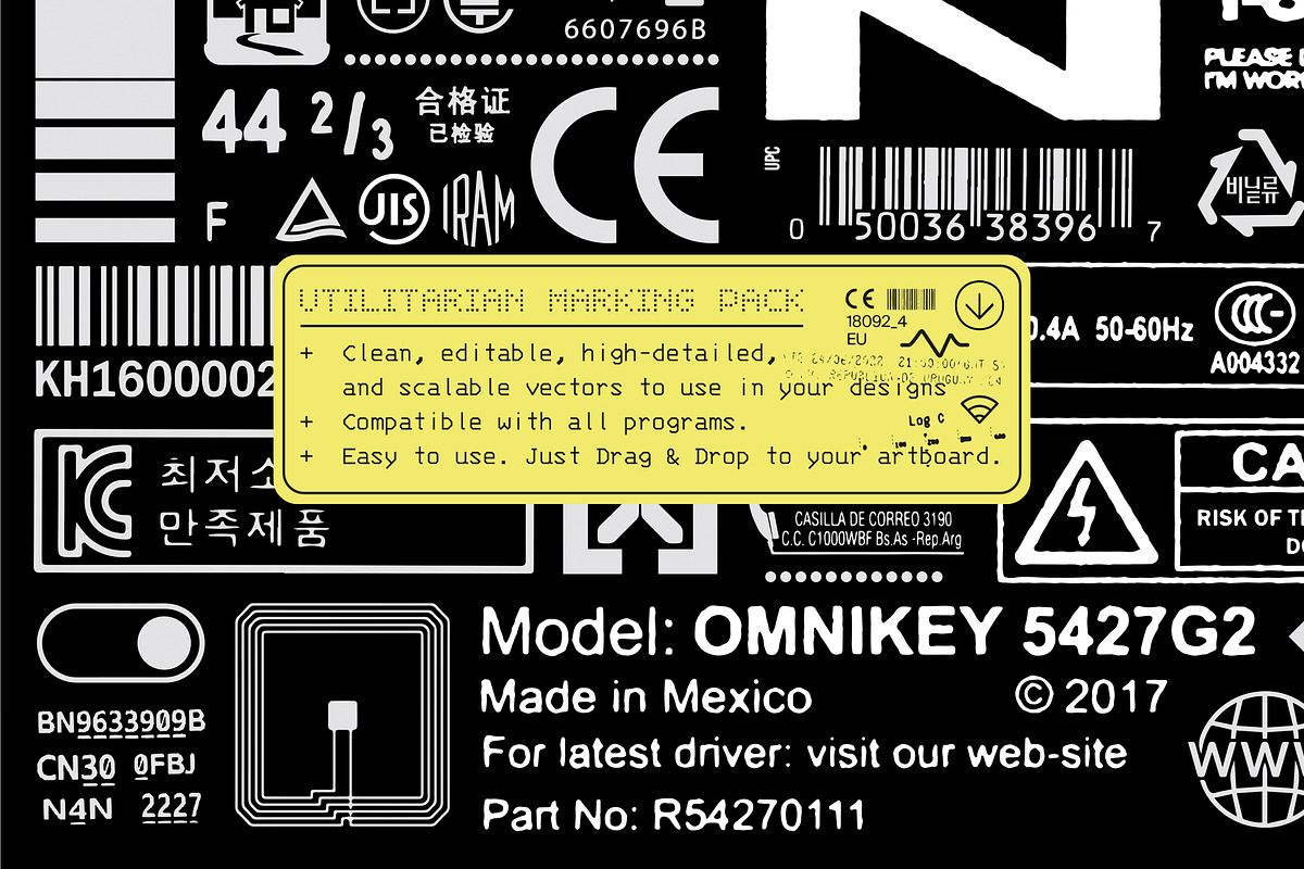 Utilitarian Marking Pack, an Object Graphic by Broken Bitmap (Photo 7 of 7)