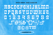 Mystic Dream – Retro Funky Font, a Sans Serif Font by Almarkhatype (Thumbnail 9 of 11)