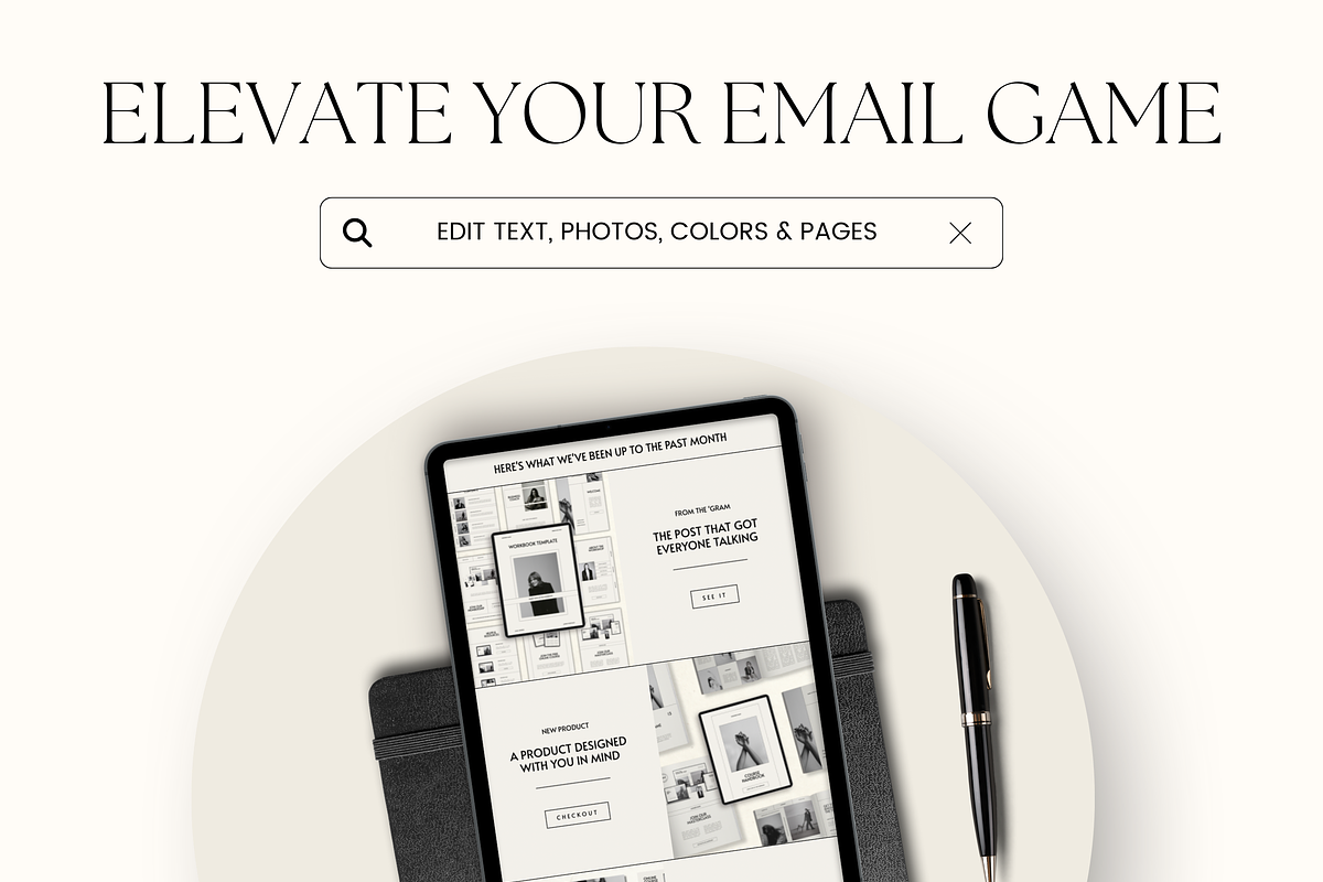 Flodesk Email Newsletter Templates, an Email Template by Branding Babe Co. (Photo 5 of 6)