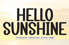 Hello Sunshine | Script Font