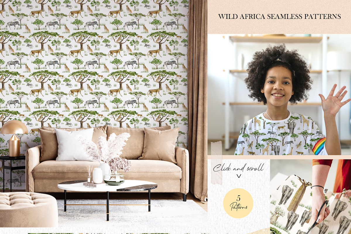 Watercolor Wild Animal Tree, an Animal Illustration by AnnaTkachi (Photo 6 of 7)