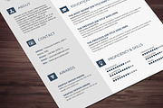 Resume Template, a Resume Template by GraphicsToll (Thumbnail 3 of 6)