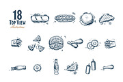 Fast food hand drawn set, a Food Illustration by Alfazet Chronicles (Thumbnail 6 of 9)