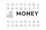 Money Animated Icon Collection, an Outline Icon by Prosymbols (Thumbnail 1 of 4)