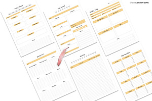 Editable Planner Template/Journal