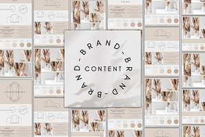 Aesthetic Brand Board Template Canva