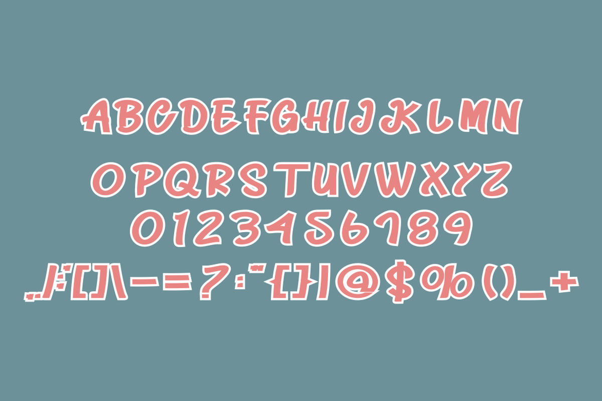 Nanacil font, a Serif Font by VectorCraft (Photo 3 of 4)