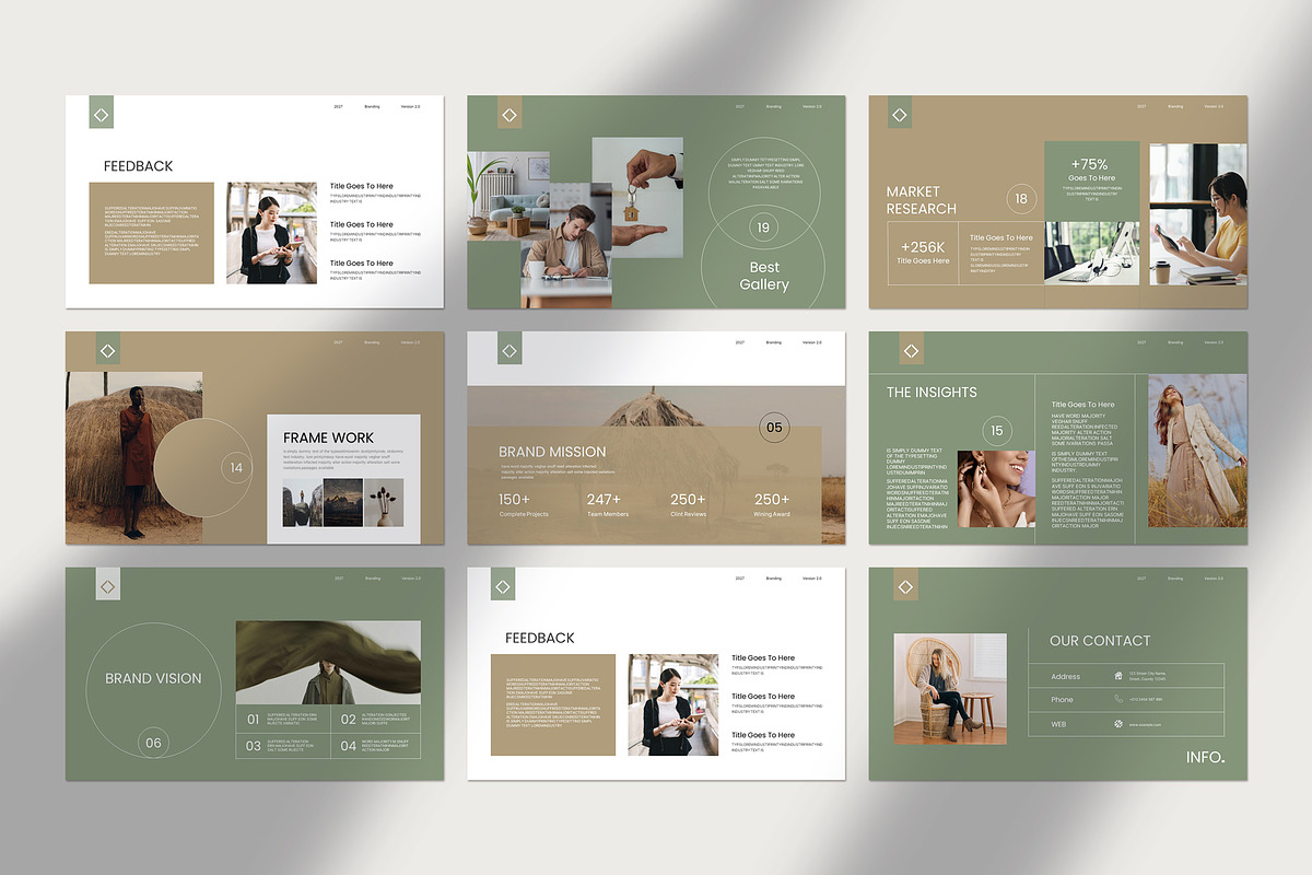 Brand Strategy Presentation Template, a Presentation Template by Pradaxa (Photo 2 of 5)