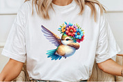 Cute Dabbing Hummingbird Sublimation, an Illustration by Pixels.Craft (Thumbnail 5 of 7)