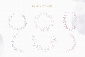 Floral Watercolor Photoshop Brushes