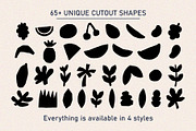 Naive Cutout Shapes Collage Kit, a Graphic by Le.nart (Thumbnail 6 of 8)